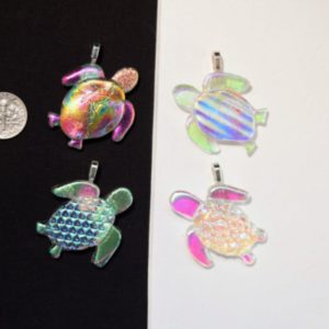 Dichroic Glass Sea Turtle