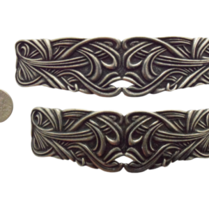 Art Nouveau Pewter hair clip