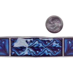 Blue Leaf Pewter Hair Clip/Barrette