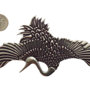 Bird Pewter Hair Clip/Barrette