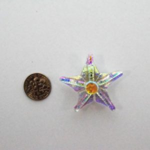 Starfish Dichroic Glass Pendant