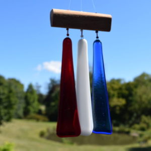 Red White and blue windchime