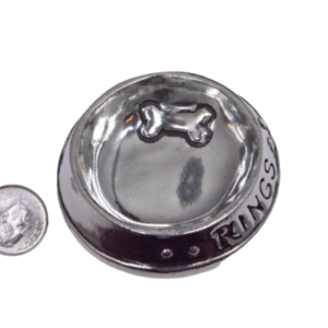 dog dish ring holder