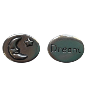 Dream token with moon and stars