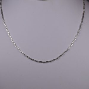 sterling silver paperclip necklace