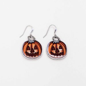 Jack-O'-Lantern Dangle Earrings