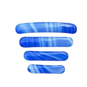 Denim swirl hair-clip barrette