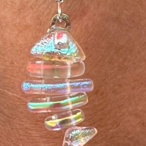 Clear Bonefish Earrings